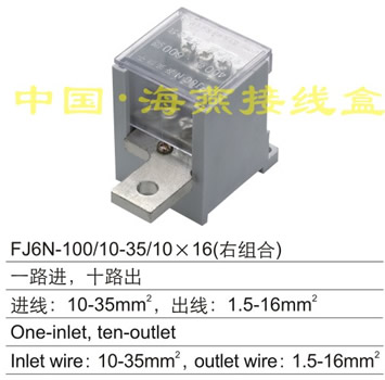 FJ6N-100/10-35/10×16(右组盒) 一路进,十路出