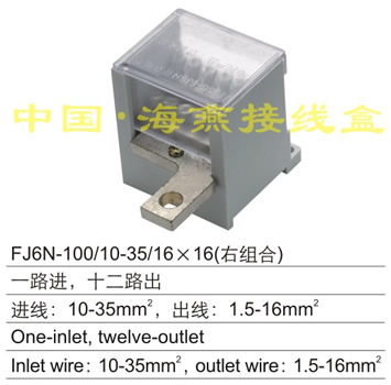 FJ6N-100/10-35/16×16(右组盒) 一路进,十二路出