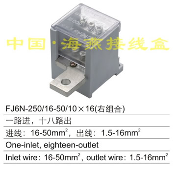FJ6N-250/16-50/10×16(右组合) 一路进,十八路出