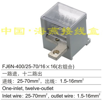 FJ6N-400/25-70/16×16(右组合) 一路进,十二路出
