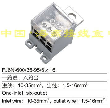 FJ6N-600/35-95/6×16 一路进,六路出