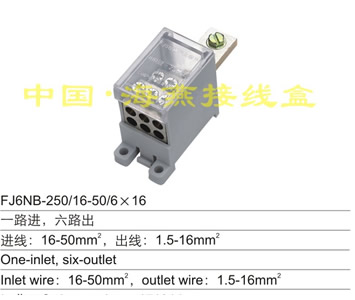 FJ6NB-250/16-50/6×16 一路进,六路出